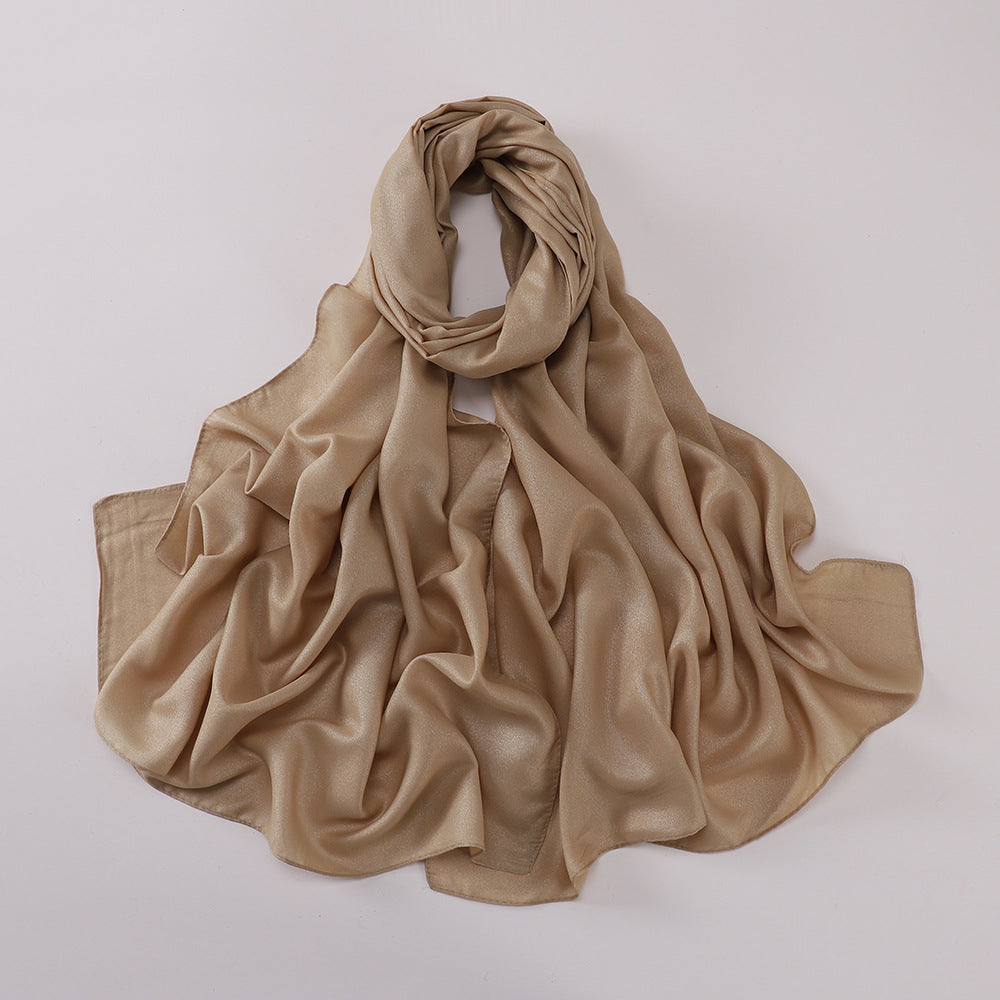 MSL328 Pure color diamond chiffon long scarf scarf wholesale