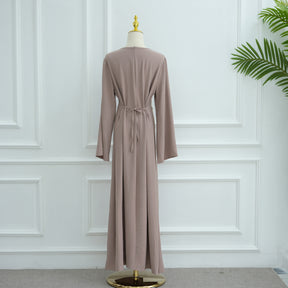 LR1077  Women's Plain Minimalist Dress for Daily Wear