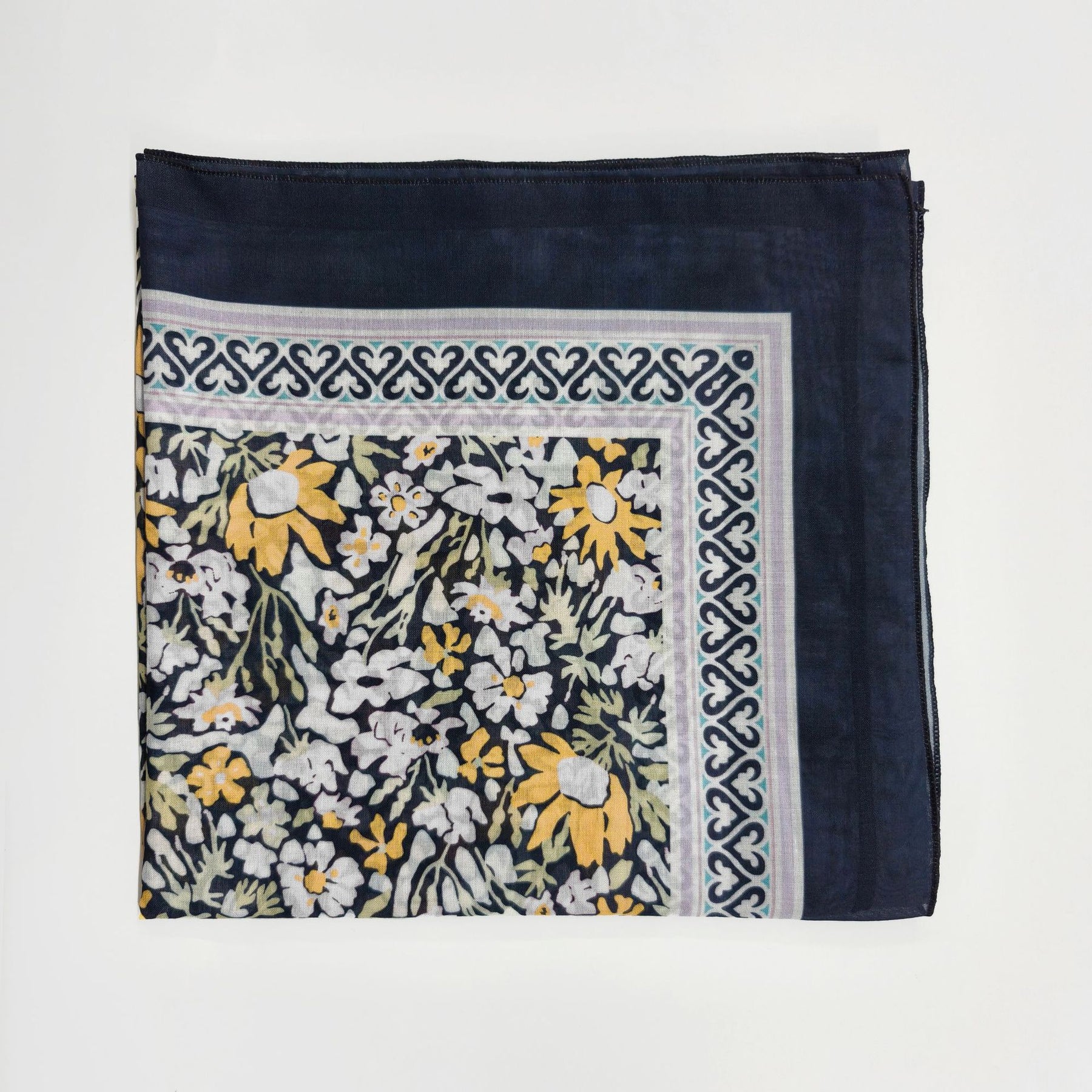 G1045 110*110cm  Quick-Dry Sun-Shading Voile Printed Square Scarf