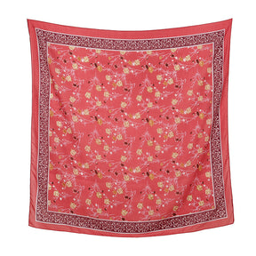 FJ856  110*110 floral print scarf