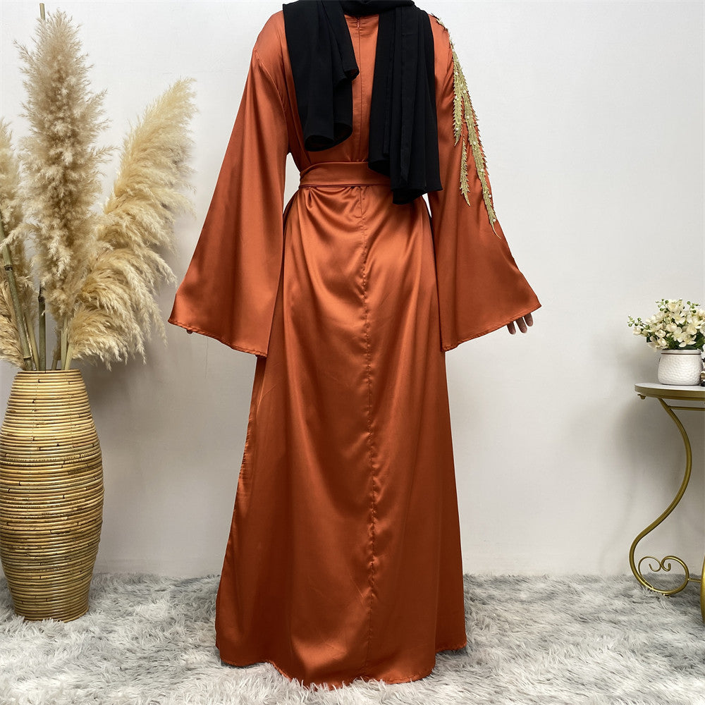 6479 plain muslim abaya dress