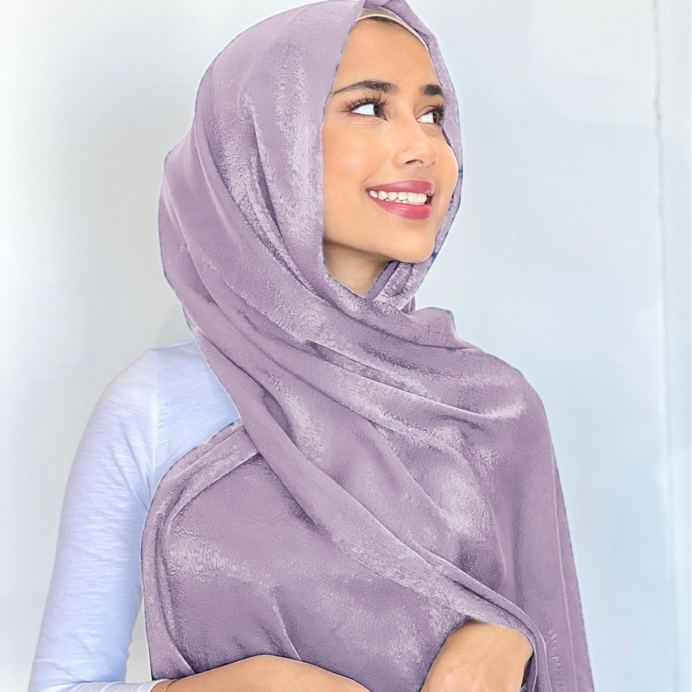 WJA153  Plain Velvet Scarf