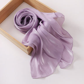 MSL348   New soft silk style bun head fashion gauze scarf travel vintage style scarf wholesale