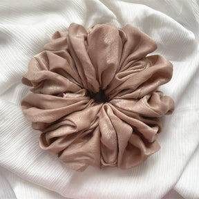 WJA40  Satin  Tencel Velvet Large Size Women's Big Head Flower Large Intestine Circle Tencel Hair Tie