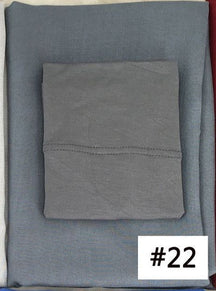 HY006 Gorro de algodón de bambú fino, transpirable, de color sólido