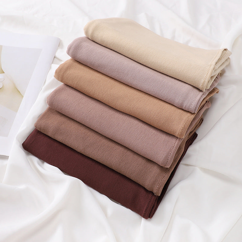 MSL270 Modal cotton solid color headscarf scarf