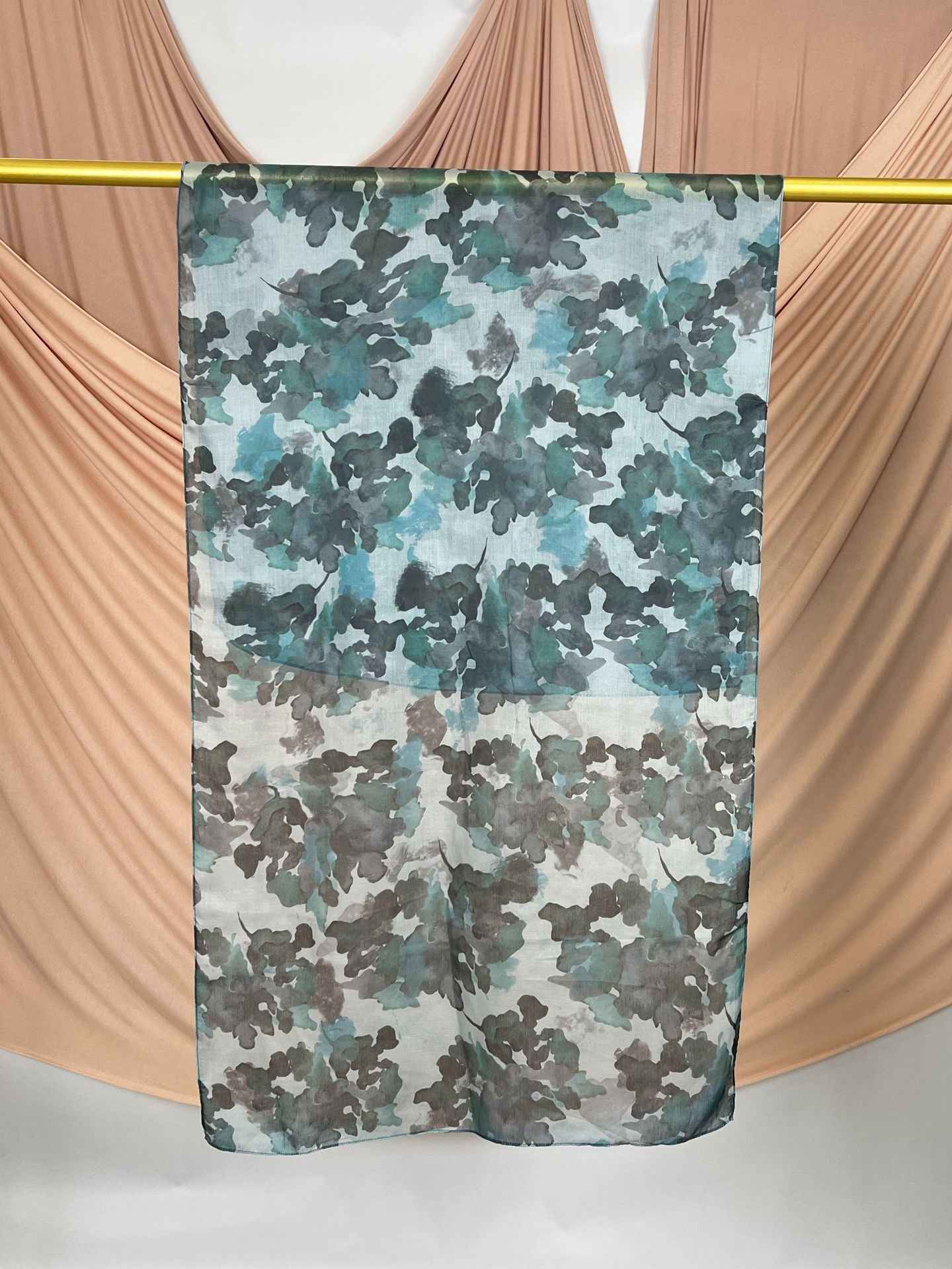 MD022  Modal single stitch Muslim hijab