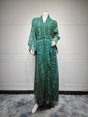 AB445 Mesh embroidered dress