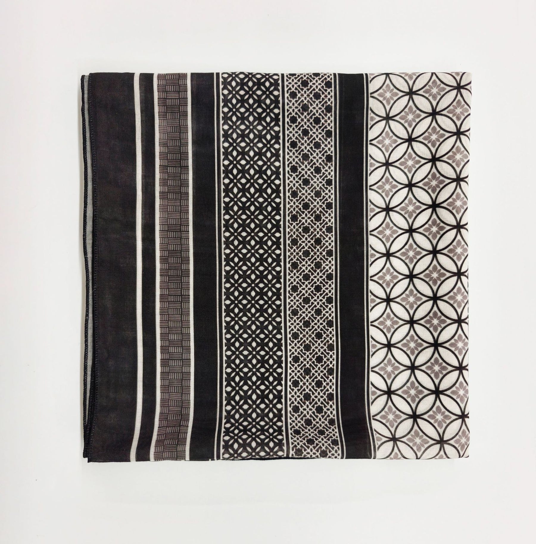 G1045 110*110cm  Quick-Dry Sun-Shading Voile Printed Square Scarf