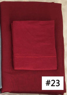 HY006 Gorro de algodón de bambú fino, transpirable, de color sólido