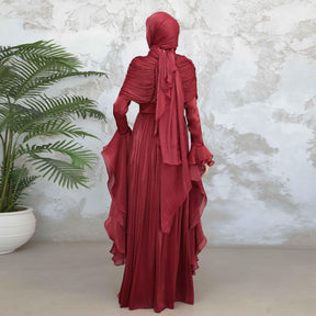 LR1169  Double-layer waist dress – no hijab
