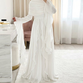LR1169  Double-layer waist dress – no hijab