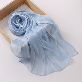 MSL348   New soft silk style bun head fashion gauze scarf travel vintage style scarf wholesale