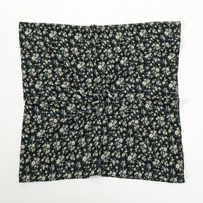 YW361  145*145cm small floral printed chiffon square scarf