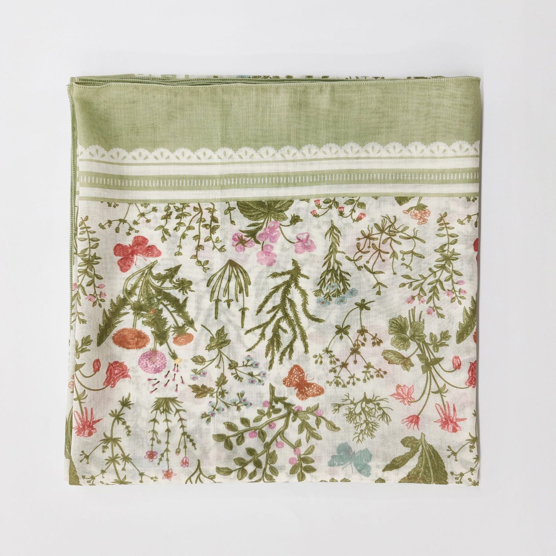 G1045 110*110cm  Quick-Dry Sun-Shading Voile Printed Square Scarf