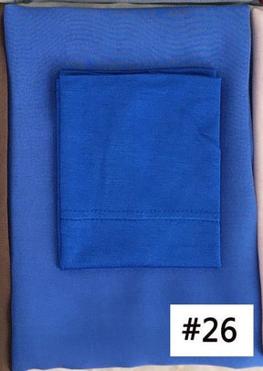 HY006 Gorro de algodón de bambú fino, transpirable, de color sólido