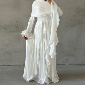 LR1169  Double-layer waist dress – no hijab