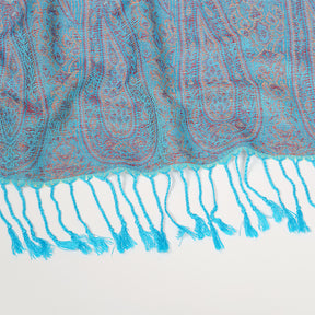 MY03 New Jacquard Tassel Long Scarf