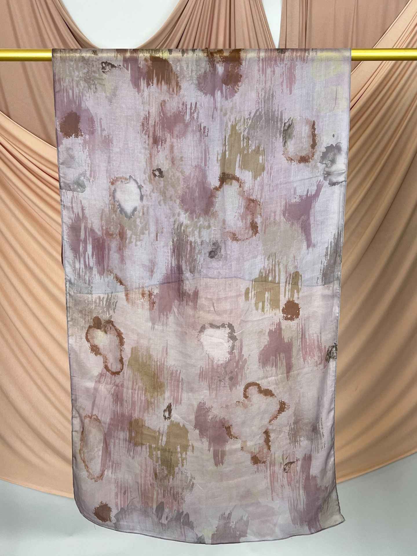 MD021  Single Needle Tie-Dye Modal Hijab