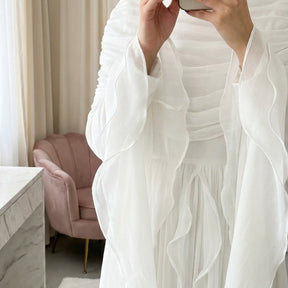 LR1169  Double-layer waist dress – no hijab