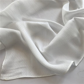 WJA35 Wrinkled Chiffon Solid Color Shawl