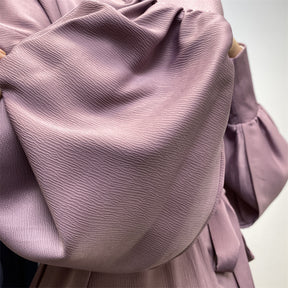 1975 plain muslim abaya cardigan dress