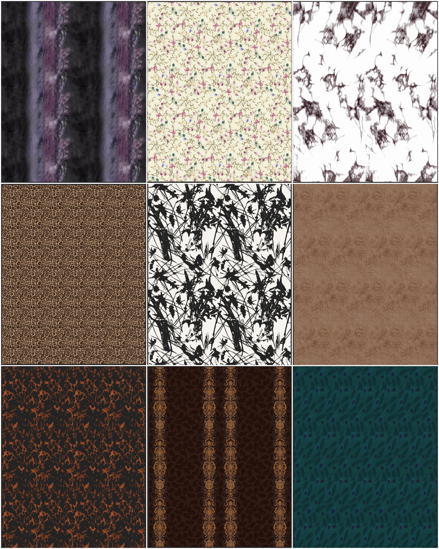 MYI001 Printed Modal Design Catalog - Elegant Styles and Versatile Options - Custom hijab