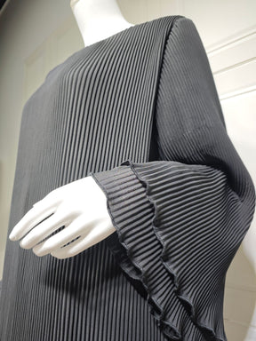 MQ155  Fashion Polyester Pleated Premium Crinkled Dress - Hijab Not Included