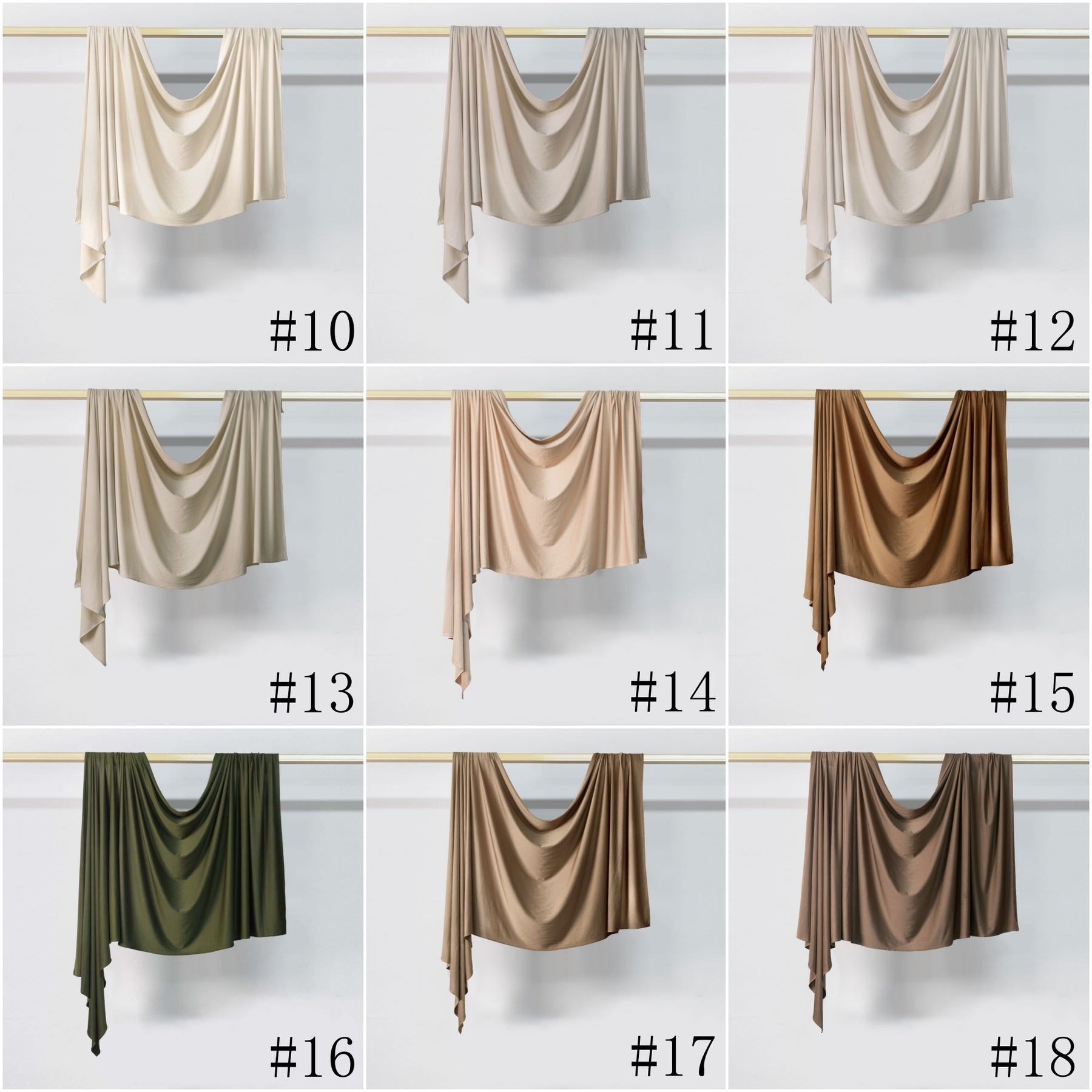 JB43  Plain Soft Breathable Liquid Jersey Hijab
