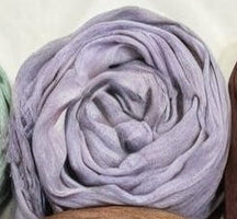 SS004 Plain Tassel Crinkle Modal Hijab