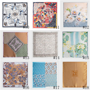 FHZ24-9115 Mulberry silk silk scarf square scarf plain hijab scarf hijab/tudung printed scarf printed hijab