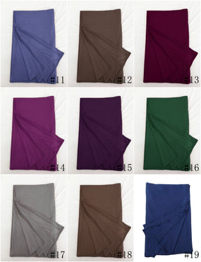 JB50  Bamboo Fiber Jersey, Fine, Soft, Non-Pilling Hijab