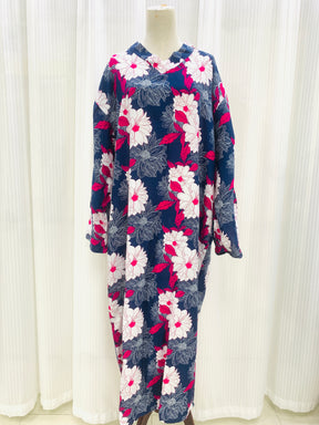 MDP01 fashion printed artificial cotton Large robe dress