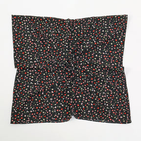 YW361  145*145cm small floral printed chiffon square scarf