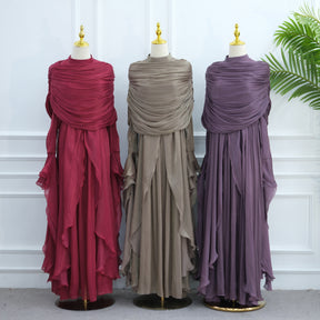 LR1169  Double-layer waist dress – no hijab