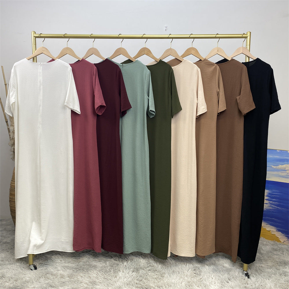 6722 plain muslim abaya