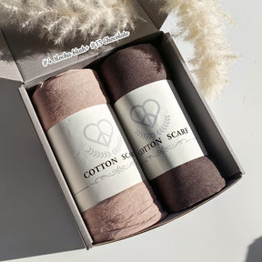 WJA168 Natural Wrinkle Rayon Scarf Solid Color Neck Scarf Cotton Linen Shawl - MinYang Fashion Apparel Accessory Manufacturer