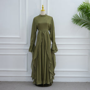 LR1169  Double-layer waist dress – no hijab