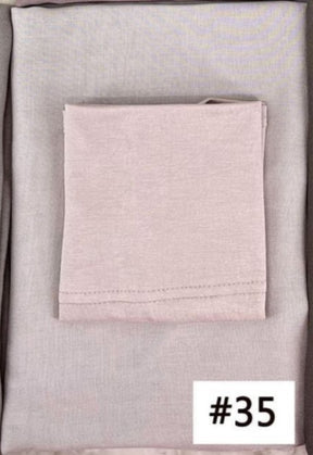 HY006 Gorro de algodón de bambú fino, transpirable, de color sólido