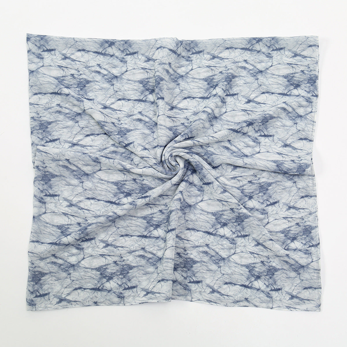 YW361  145*145cm small floral printed chiffon square scarf