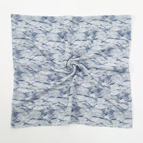 YW361  145*145cm small floral printed chiffon square scarf