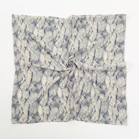 YW361  145*145cm small floral printed chiffon square scarf