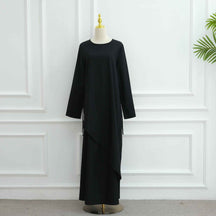 LR1100+LR1101  Elegant Top Paired with Fashion Skirt