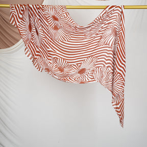 DL003  Double-Sided Modal Printed Single-Stitch Right-Angle Rolled-Edge Hijab