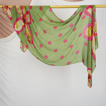 DL003  Double-Sided Modal Printed Single-Stitch Right-Angle Rolled-Edge Hijab