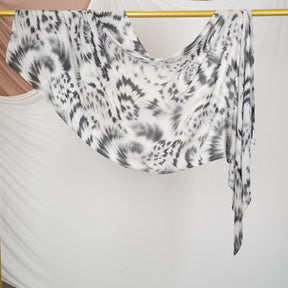 DL003  Double-Sided Modal Printed Single-Stitch Right-Angle Rolled-Edge Hijab