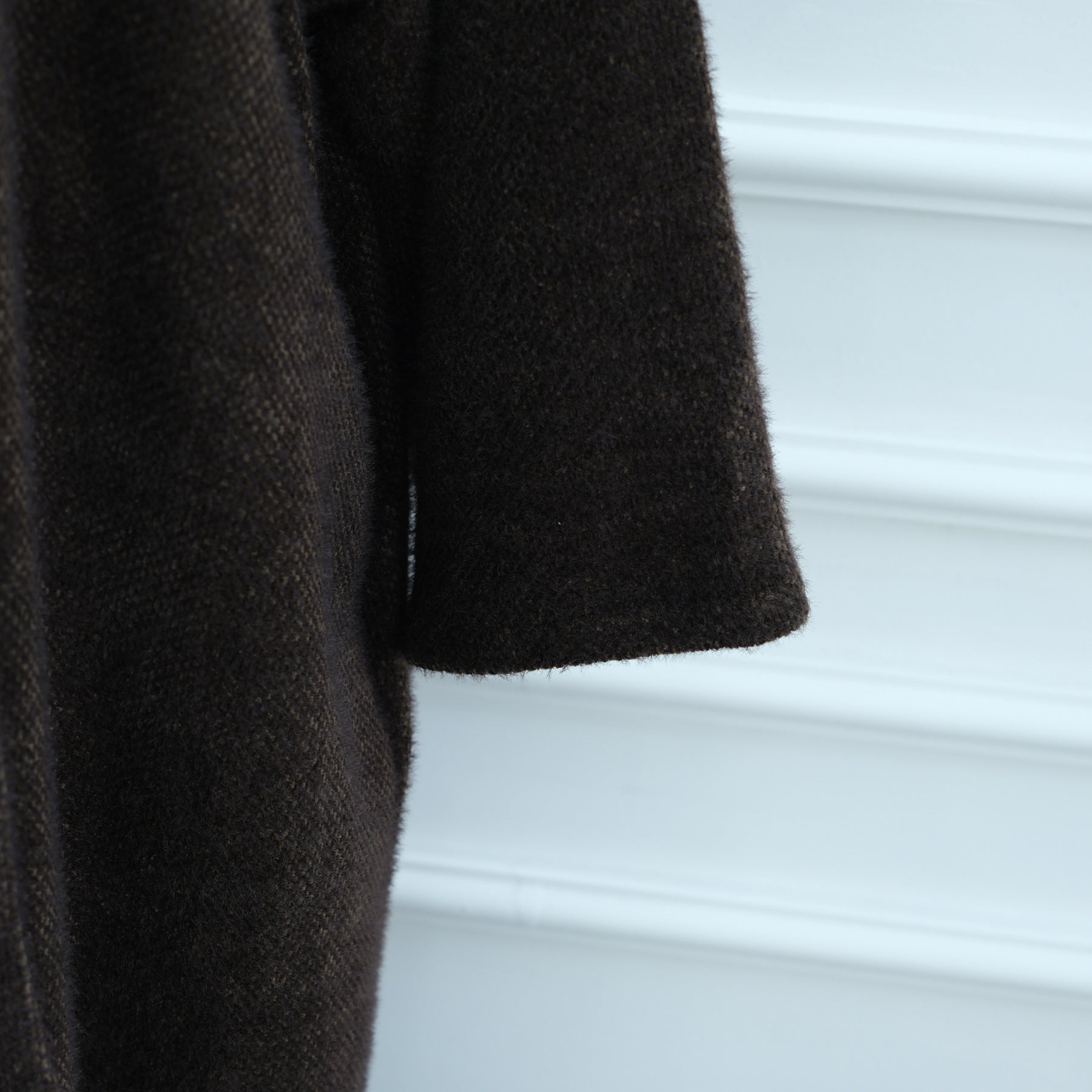LR1125  Thick Winter Abaya Cardigan with Belt