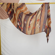 DL003  Double-Sided Modal Printed Single-Stitch Right-Angle Rolled-Edge Hijab
