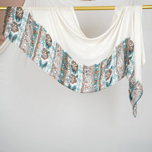 DL003  Double-Sided Modal Printed Single-Stitch Right-Angle Rolled-Edge Hijab