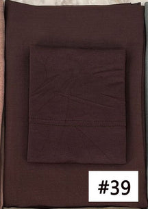 HY006 Gorro de algodón de bambú fino, transpirable, de color sólido
